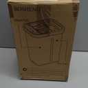 Mop and Bucket with Wringer Set, Hands Free Flat Floor Mop and Bucket, 3 Washable Microfiber Pads Included, Wet and Dry Use, Home Floor Cleaning System for All Floor Types and Windows