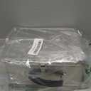 Metal Lunch Box 7.9" L x 7" W x 3.7" H Metal lunch box Metal Retro Lunch Box Vintage Lunch Pale Mini Lunch Box Tin Funny Metal Lunch Box - Silver Gray