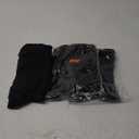 HLTPRO 3 Pack Plus Size Biker Shorts with Pockets for Women (S-4XL)- 8"/5"/3" High Waist Tummy Control Shorts for Yoga (Black/ Black/ Black)