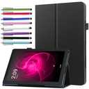 elitegadget Case for TCL TAB PRO 5G 10.36" Tablet Model 9198S - Slim Lightweight Folio Stand Cover PU Leather Case Cover + 1 Stylus (Black)