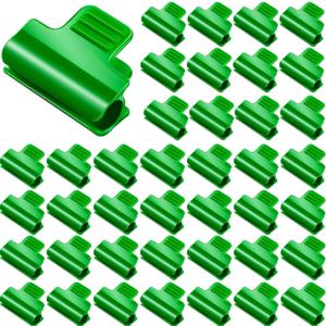 Patelai Greenhouse Clamps Film Row Cover Netting Tunnel Hoop Clip Frame Shading Net Rod Clip Greenhouse Film Clamps for Season Plant Extension Support (80 Pieces, 11 mm)
