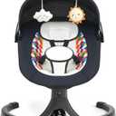 Baby Swing for Infants, Modern Infant Swings with Bluetooth & Remote Control, 5 Speed Motions, 12 Melodies, Portable for Newborns (Max 20 lbs Black)