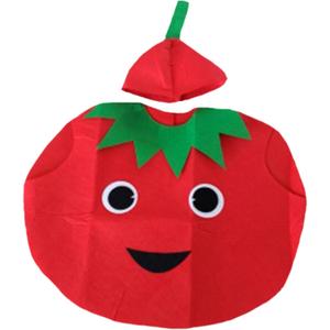 Petitebella Tomato Children Costume 3-7y (Red, One Size)