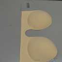 Wekofi Women's Plunge Backless Strapless Bra Push Up Adhesive Sticky Invisible Padded Underwire Bra(D,Sand)