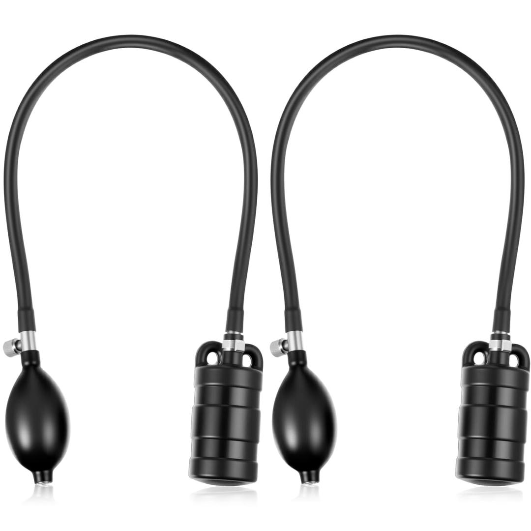 2 Sets 2 Inch Sewer Test Plug with Hand Pump, Inflatable Pipe Plug Balloon Plumbing for Toilet & Shower Drain