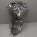 Rocking Chair Cushion - Corduroy Fabric, High-Density Sponge, Durable Comfort Non-Slip Bottom Tufted Seat Pads with Ties, CorduroyDeep Gray, 44x19x4 inch