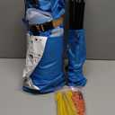 Happy Travel Beach Tent, UPF 50+ UV Protection Sun Shade Shelter for 3/4/5/6/7/8 Person, Portable Beach Canopy for Family & Baby, Lightweight & Easy Setup Beach Cabana with 3 Ventilation Mesh Windows