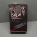 MQRW Push Up Board,Home Gym,Portable Exercise Equipment,Pilates Bar and 20 Fitness Accessories with Resistance Bands and Ab Roller Wheel,Full Body Workout at Home (Black)