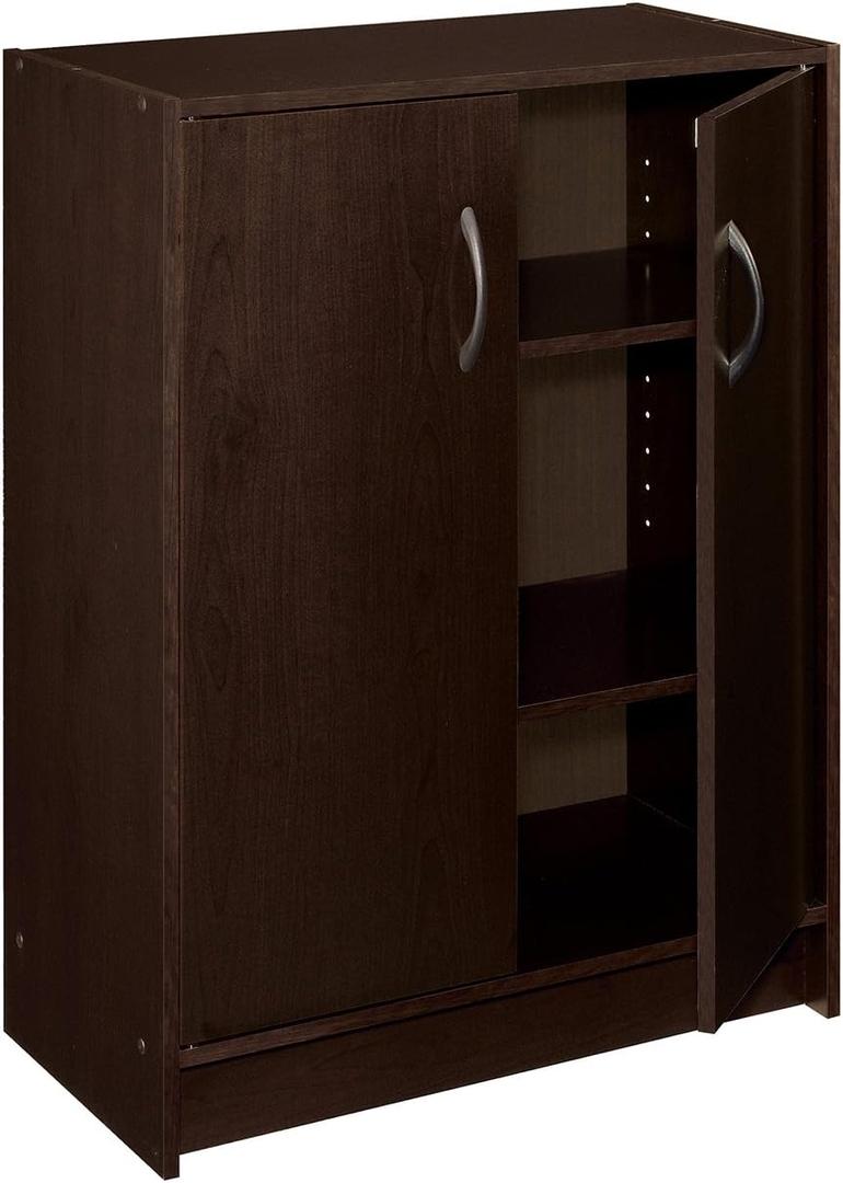 ClosetMaid 8925 Stackable 2-Door Organizer, Espresso