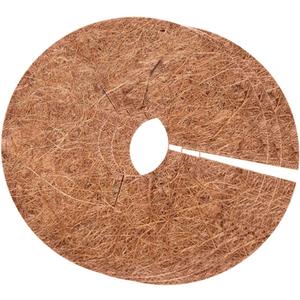 3pcs Mulch Ring Plant Protector Mats Tree Weed Control Protection Coco Coir Coconut Fibers for Disc Plant Cover Coconut Flower Pot Mat