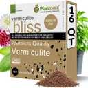 Vermiculite Bliss (16 Qts) - Organic Vermiculite for Gardening - 100% Natural Soil Amendment - Bulk Vermiculite for Plants, Potting Soil, & Seed Starting - Mixes with Garden Soil & Perlite for Plants