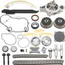 9-4201S Timing Chain Kit Compatible with Malibu Equinox G5 | Comes with Water Pump, Precision Machined Timing Chain, 12679100,12628347, For 2.2L/2.4L Engine