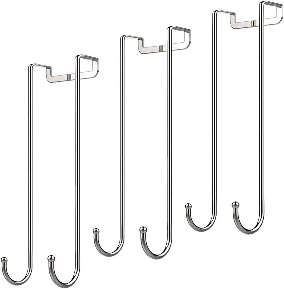 Over The Door Hook Length 11.8 inch Heavy Duty Door Hanger for Home Kitchen Office