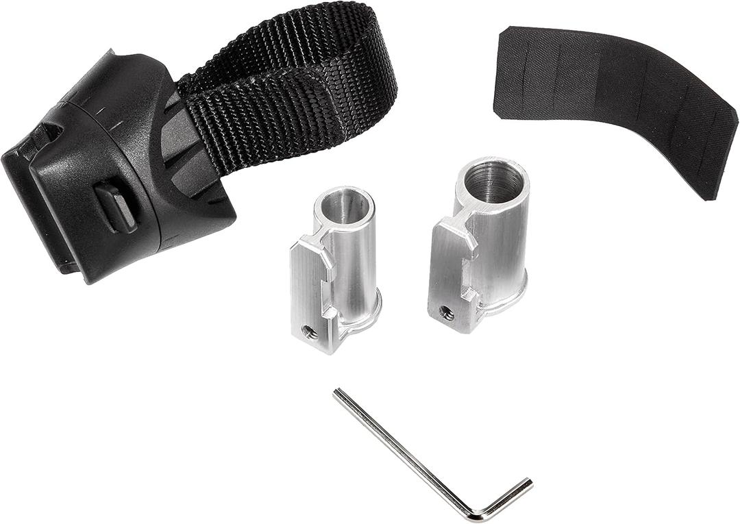 Kryptonite Transit FlexFrame-U Bracket Bike Lock Mount, Lightweight Mounting Bracket for Kryptonite U-Locks 13mm-16mm Shackles, Bicycle Attachment Accessory,Black (One Size)