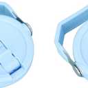2 pack Tumbler Lid for Stanley IceFlow 20 oz 30 oz Spill Proof Tumbler Cover with Handle and Straw (Light blue, 30oz)