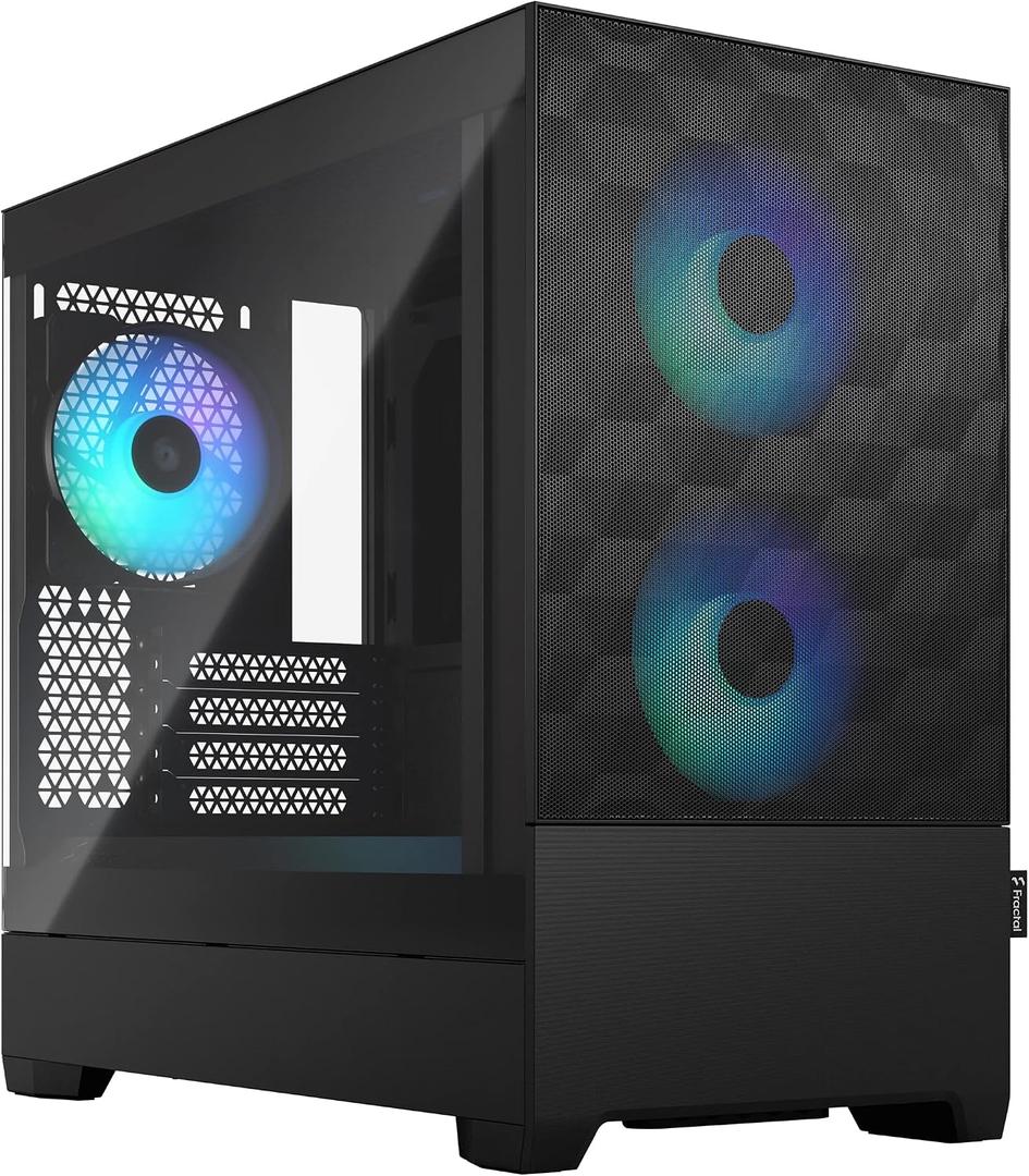 Fractal Design Pop Mini Air RGB Black Tempered Glass Clear Tint