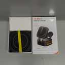 Retractable 3 in 1 Charging Station for Apple [Built in Cable] 22.5W Fast for Magsafe Wireless Charger, Travel Essentials, Magnetic Foldable Stand for iPhone 17 Air Pro Max 16 15 iWatch Airpods (Black)