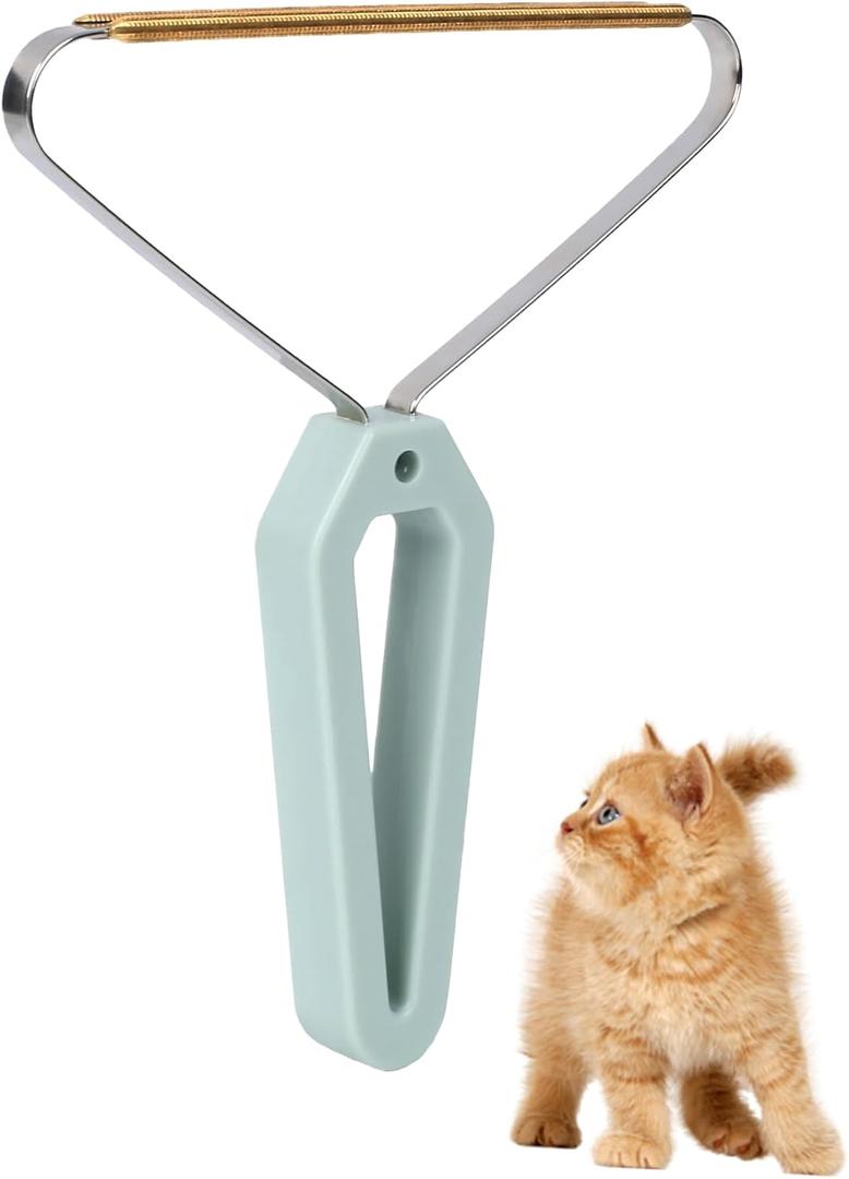 Pet Hair Removal Tool, Fuzz Lint from Carpet, Rug, and Furniture Effective Rake,Scraper,Shaver and Brush Lint Cleaner and Pro Pet Hair Remover Ideal for Pet Towers,Couch,Car