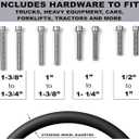 Deluxe Steering Wheel Power Handle Spinner Knob - Universal Steering Wheel Fit for Cars, Trucks, Tractors, Mowers, Forklifts, etc