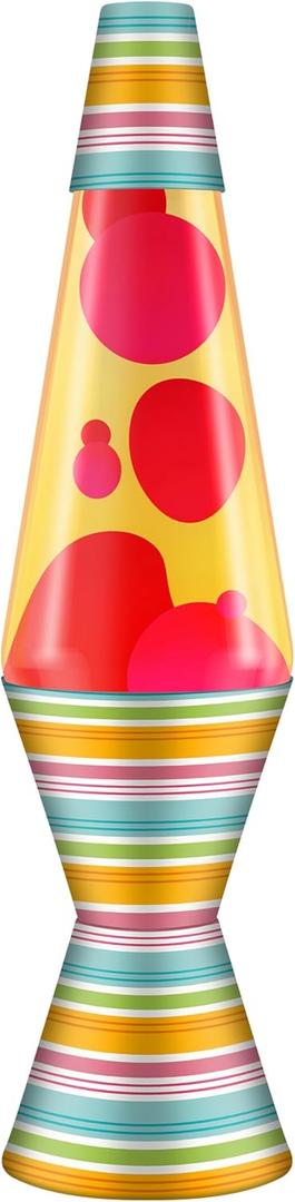 LAVA 14.5" LAMP Beach Umbrella, Glass, Red/Yellow, (24930400UK) 