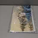 Winter Christmas Reindeer Kitchen Dish Tea Towels, Winter Forest Nature Landscape Xmas Decorative Hand Towels for Bathroom Kitchen, Christmas Bathroom Decor, 16x24 Inch