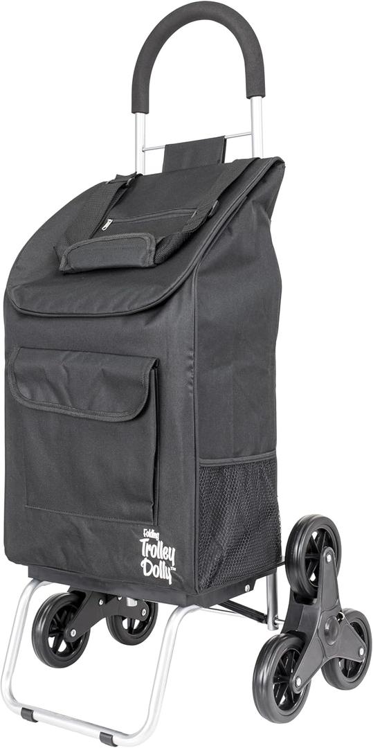 dbest products Stair Climber Trolley Dolly Black