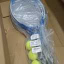 4 Pack Tennis Rackets for Adults Recreational 4 Players Pre Strung 27 Inch Tennis Racquets Lightweight Rackets Bulk with Balls Overgrips for Training, 27 inches , 100-135 sq. inches