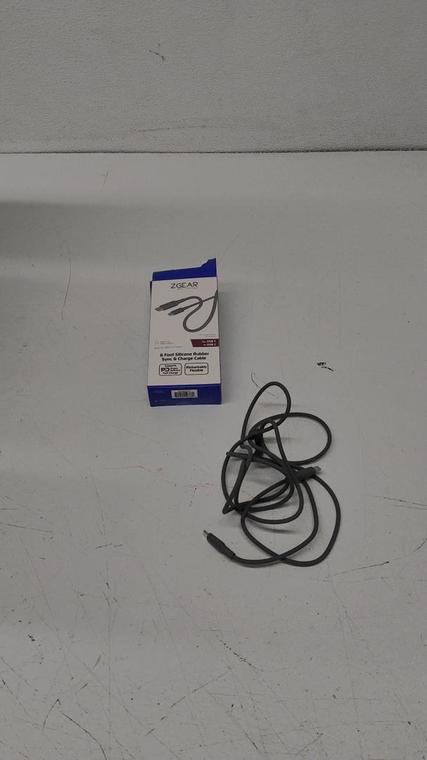 ZGEAR 6 Foot Silicone Rubber Sync & Charge Cable