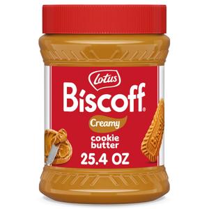 Lotus Biscoff Cookie Butter Spread, Creamy, non GMO + Vegan, 25.4oz (25.4 Ounce (Pack of 1))