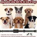 Wireless Dog Fence & Training Collar System, 2-in-1 Electric Dog Fence with Adjustable Boundary, Beep/Vibration/Static Modes, Rechargeable Waterproof Receiver