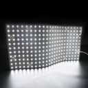 1 Pc 6000K Daylight White LED Sheet for Backlighting, 24V 28W 19.2"x9.6" Slim Flexible Cuttable Connectable LED Sheet Light, Connectors and Adhesive Backing (Daylight White 6000K)