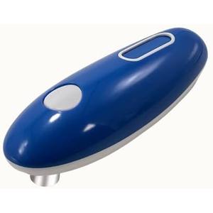 Cooks Professional Electric Can Opener - Redefine Cooking Ease for Seniors & Arthritic Patients with Innovative Hands-Free Operation and One Touch Design (Blue)