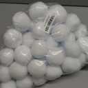 Christmas Decorations Indoor,60 PCS 2 Inch Fake Snowballs for Kids Indoor Fight Set Game for Family Party, New Years Eve Party Supplies 2026 for Grandkids Kids Adults Fun Xmas School Carnival Holiday