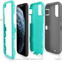 17 Pro Max Camo Design Defender Case, Protective Defender Shockproof Hybrid Case Dual Layer Design Hard Cover Compatible with iPhone 17 Pro Max (Clip+Camo Orange)