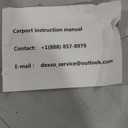 13 ft x 16 ft x 10 ft Metal Carport Heavy Duty, 27 Ga. Steel Roof and 18 Ga. Reinforced Frame, Permanent Shed for Agricultural Machinery, Carport for Cars, Boats, Trucks, and Tractors, N.W. 460 LBS