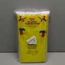 12 Pack Yellow 54 x 108 Inch Disposable Plastic Tablecloths Rectangular Table Cloth Plastic Table Cover for Parties (Rectangle)