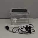 HELIME Reptile Polycarbonate Terrarium Kit 7 Piece Starter Habitat for Tarantula,Lizards,Frogs,Geckos,or Hermit Crabs,Tank with Escape-Proof Locking Lid,Light,Hygrometer,Hide,Tweezer,Bowl,Sprayer