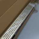 Linear Shower Drain, 24 inch Brushed Gold
Including Hair Catcher and Removable Grate, 304 Stainless Steel, Easy to Install and Clean (Drain Base Not Included)