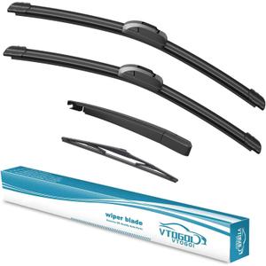 VTOGOI Windshield Wipers Replacement for Hyundai Tucson 2016-2021 Front Rear Wiper Blades and Rear Windshield Wiper Arm Set for My Car (Pack of 4)