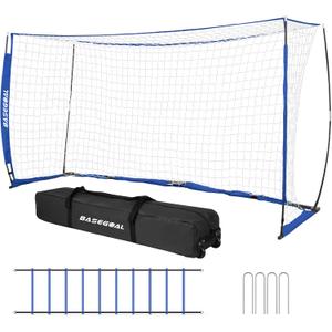 Soccer Goal for Backyard,with Bow Frame and Agility Ladder