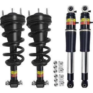 LUFT MEISTAR 19353951 23487280 4PCS Front & Rear Shocks Struts Assembly Magnetic Ride Control Suspension Compatible with Cadillac Escalade fits for Chevy Avalanche Tahoe Suburban Yukon XL 2007-2014
