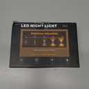 BAALTTO Night Lights Plug into Wall Decorative, Modern Crystal Wall Sconce with Dimming Switch, Perfect for Bedroom, Living Room, Hallway, Bathroom,Baby's Room (Gold)