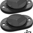 GMW Gun Magnet [2-Pack] | 30 lbs. Rating Magnetic Mount | HQ Rubber Coated Buckler Series for Car, Truck, Desks, Safes, and Walls | Indoor Racks | Concealed Holder for Handgun (Black)
