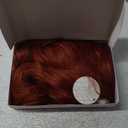 BARSDAR Long Wavy Copper Auburn Wig - Long Wavy Middle Part Copper Auburn Wig for Women - 26 Inch Natural Looking Thick Soft Synthetic Hair Replacement Wigs Daily Party Halloween Costume Wigs