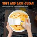 2 x Pop-Up Cleaning Sponge, Cellulose Sponges Extra Thick - Gobbles Up Stubborn Grime, Cleans Curved Edges & Corners, Heavy-Duty Eco-Friendly(4 Pack)