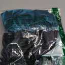 Satin Silk Bonnet for Curly Hair Braid Bonnets for Sleeping for Women Large Double-Layer Adjustable(Black&Blue Zircon)