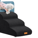 Topmart 3 Tiers Foam Dog Ramps,Non-Slip Pet Step,Extra Wide Deep Dog Stair
High Density Foam Pet Stairs/Ladder,Best for Older Dogs,Cats,Small Pets