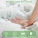Queen Size Mattress 12 Inch, Medium Firm Memory Foam Hybrid Mattress with Individual Pocket Spring - Pressure Relief, Motion Isolation, Cool Sleep, 80" x 60"