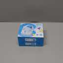 iClever BTH12 Kids Bluetooth Headphones,Colorful LED Lights Kids Headphones Wireless,74/85dBA Safe Volume,85H Playtime,Fast Charging,Bluetooth 5.2,Over Ear,Built-in Mic for iPad/Tablet/Airplane,Blue