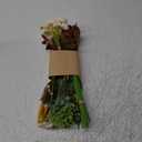 Ling's Moment Artificial Greenery Stems Box Set, 33pcs with 7 Kinds of Faux Greenery Picks for DIY Bridal Bouquets Wedding Floral Arrangement Table Centerpieces, Amber & Green